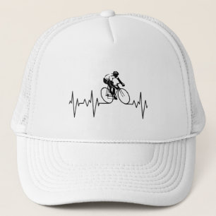 Mein Herz schlägt zum Radfahren. Truckerkappe