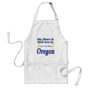 Mein Herz u. Soul sind in Oregon Schürze