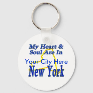Mein Herz und Soul sind in New York Schlüsselanhänger