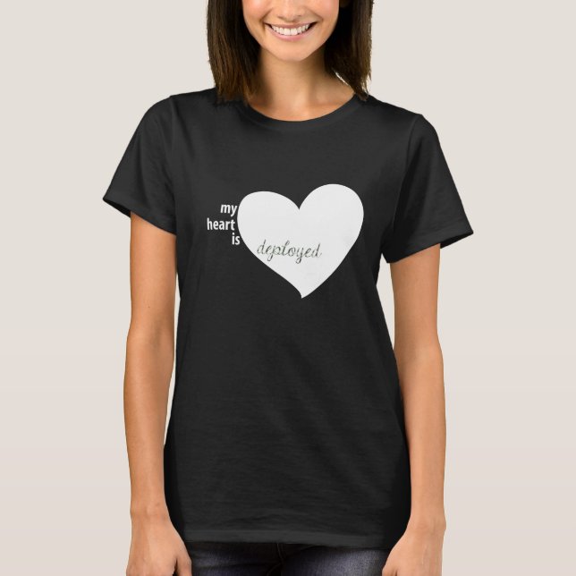 Mein Herz wird entfaltet T-Shirt (Vorderseite)
