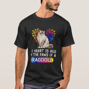 Mein Herz wird von den Pfoten einer Ragdoll Cat-Li T-Shirt