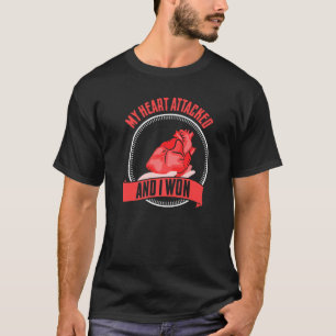 Mein Herz wurde angegriffen und ich gewann Herzatt T-Shirt