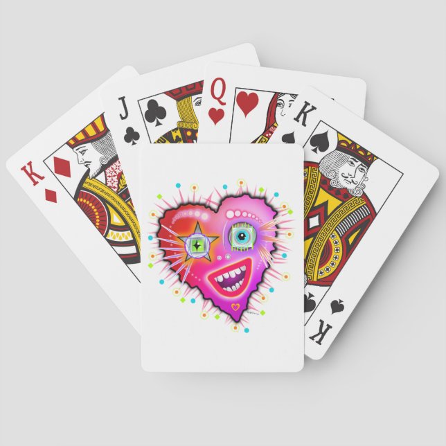 MEIN HERZEN WIRD LANGSAM SCHLIESSEN SPIELKARTEN (Rückseite)