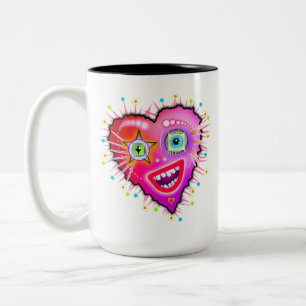 MEIN HERZEN WIRD LANGSAM SCHLIESSEN ZWEIFARBIGE TASSE