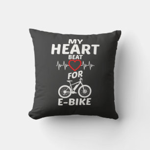 Mein Herzschlag für Ebike E Bike T - Shirt Kissen