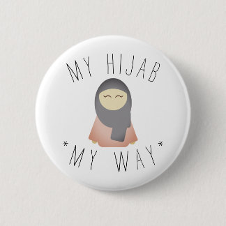 mein Hijab Pinback Button muslimisch Girl islamic
