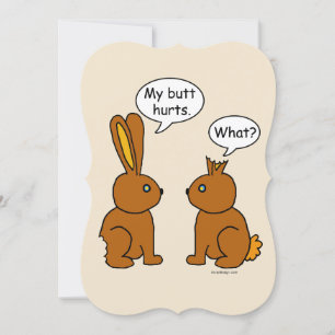 Mein Hintern tut weh! Was ist? Funny