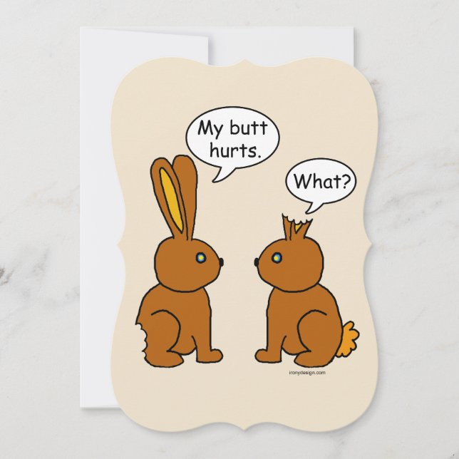 Mein Hintern tut weh! Was ist? Funny (Vorderseite)