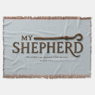 MEIN HIRTE Mistblau Psalm 23:1 Decke