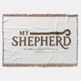 MEIN HIRTE | Reinweiß | Psalm 23:1 Decke