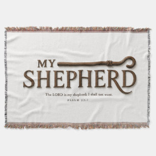 MEIN HIRTE Reinweiß Psalm 23:1 Decke