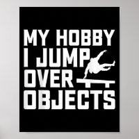 Mein Hobby ich springe über Objekte - Parkour Trac