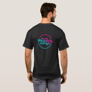 Mein Hochzeitssong-Logo Männerschwarz-T - Shirt