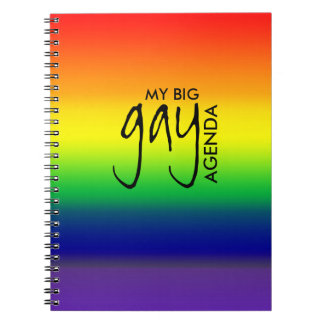 Mein homosexuelles Tagesordnungsnotizbuch Notizblock