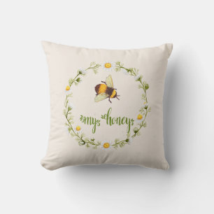 Mein Honigbienen-Kissen Kissen