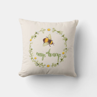 Mein Honigbienen-Kissen Kissen