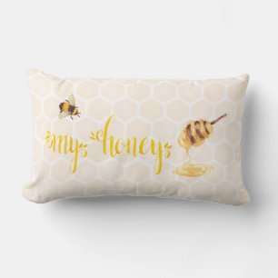 Mein Honigbienen-Kissen Lendenkissen