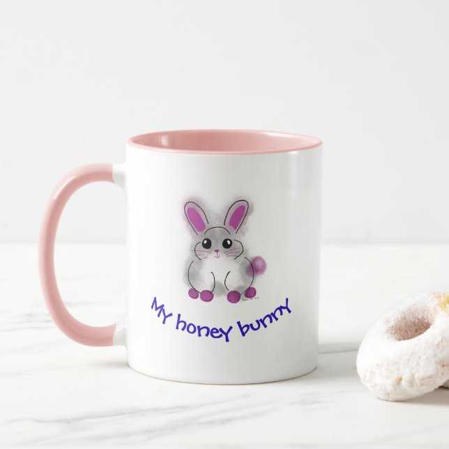 Mein Honighäschen Tasse (Mit Donut)