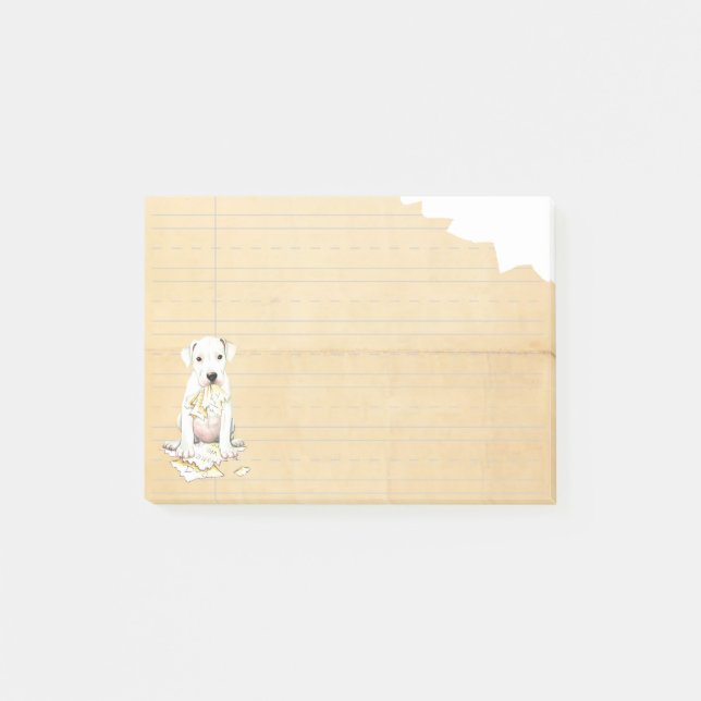 Mein Hund Ate meine Hausaufgaben Post-it Klebezettel (Vorderseite)