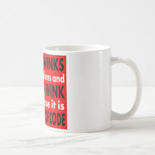Mein Hund blinzelt an mir manchmal Kaffeetasse