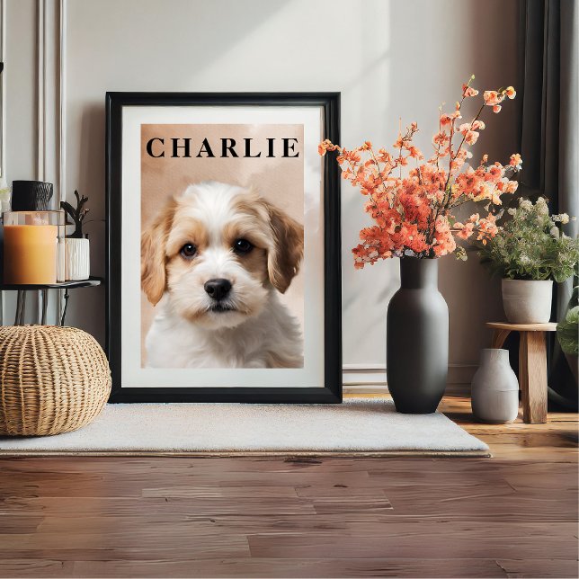 Mein Hund Charlie Foto drucken (My Dog Charlie Photo Print)