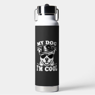 Mein Hund denkt, ich bin cool Trinkflasche