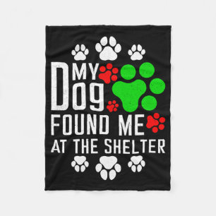 Mein Hund fand mich am Hund, der gerne lustig war Fleecedecke