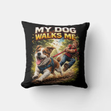 Mein Hund führt mich spazieren