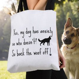 Mein Hund hat Angst vor dem Schwein Tasche
