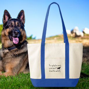 Mein Hund hat Angst vor dem Schwein Tragetasche