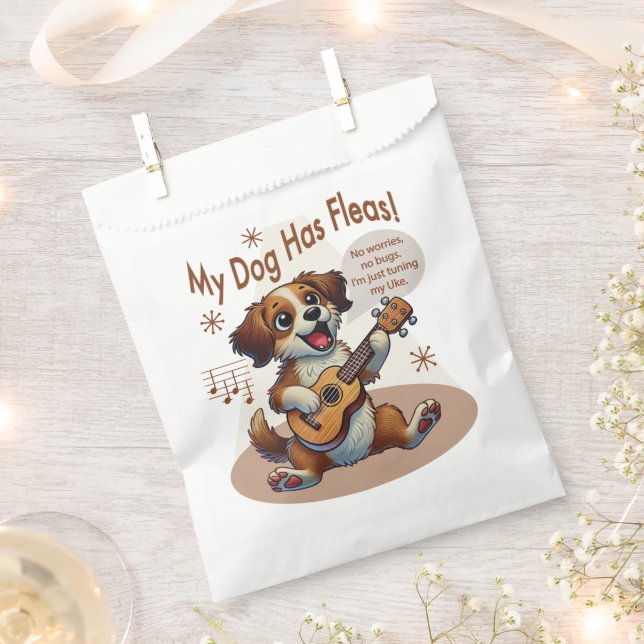 Mein Hund hat Fleas Ukulele Tuning Song Geschenktütchen (Ausgeschnitten)