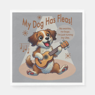 Mein Hund hat Fleas Ukulele Tuning Song Serviette
