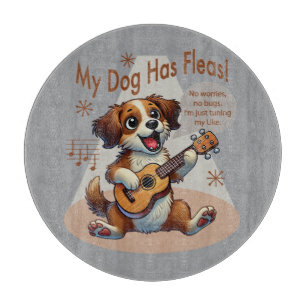 Mein Hund hat Flöhe Ukulele-Stimmlied Schneidebrett