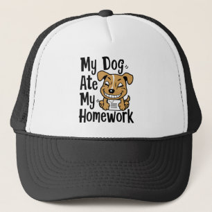 Mein Hund hat meine Hausaufgaben gegessen Truckerkappe