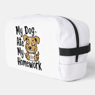 Mein Hund hat meine Hausaufgaben gegessen Waschbeutel