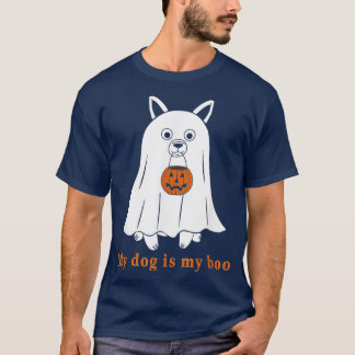 Mein Hund ist Boo Funny Dog Besitzer Boo Ghost Lov T-Shirt