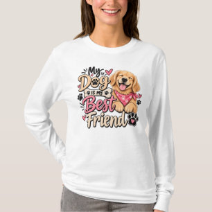 Mein Hund ist mein bester Freund Süßer Hund T-Shirt