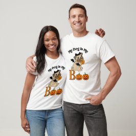Mein Hund ist mein Boo Pumpkin Dog Mama T - Shirt