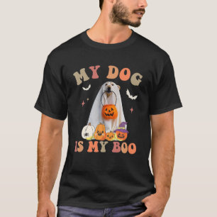 Mein Hund ist mein Boo Spooky Season Ghost Hallowe T-Shirt