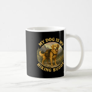 Mein Hund ist mein Wanderbegleiter Lustiges Campin Kaffeetasse