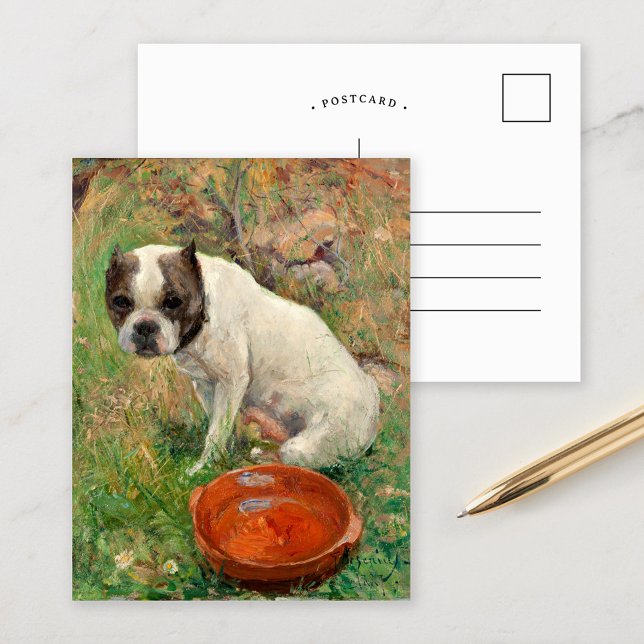 Mein Hund | Karl Georg Arsenius Postkarte (Von Creator hochgeladen)