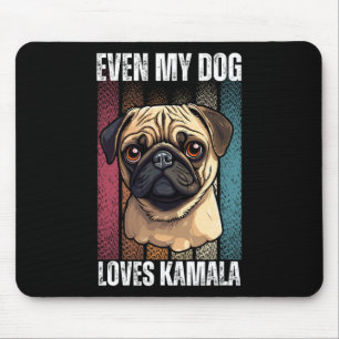 Mein Hund Lieben Kamala Mops Liebhaber Mousepad