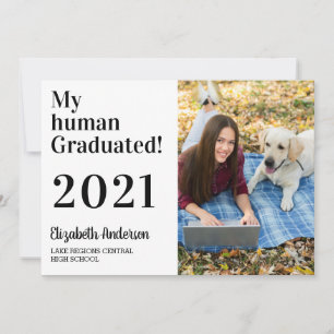Mein Hund mit menschlichem Abschluss 2021-Foto-Abs Einladung