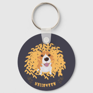 mein Hund und Halloween Schlüsselanhänger