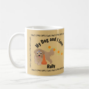 Mein Hund und ich Liebe Kundgebung Beardie Weaving Kaffeetasse