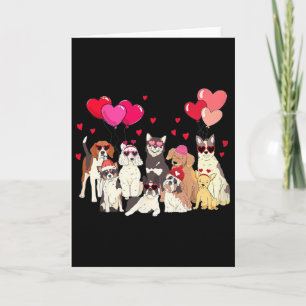 Mein Hund Valentine  Karte