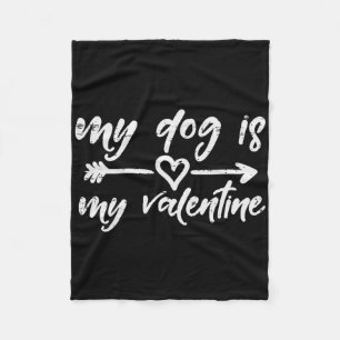 Mein Hund Valentine Lustiger Besitzer von Haustier Fleecedecke