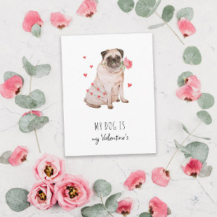 Mein Hund Valentinskarte Feiertagspostkarte