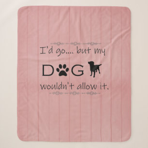 Mein Hund würde es nicht zulassen   Pink Sherpa Bl Sherpadecke