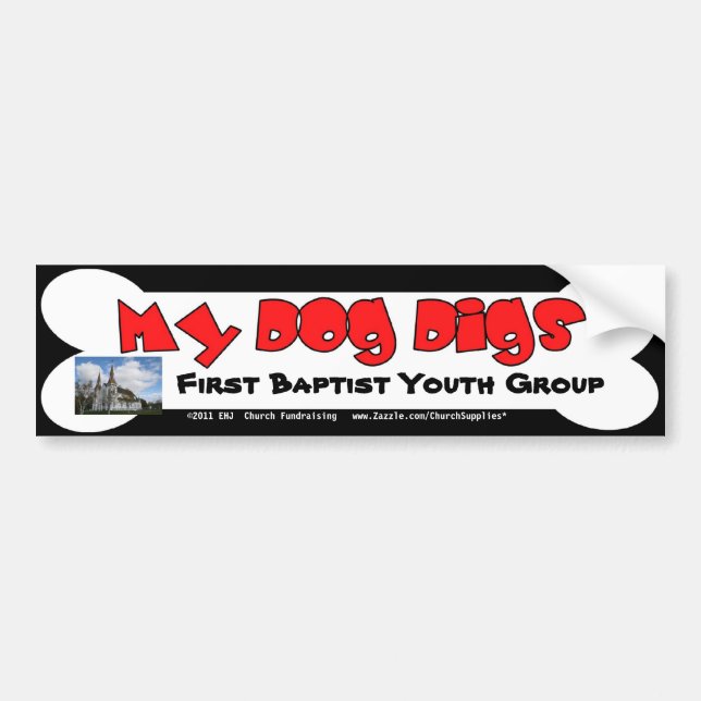 Mein Hundgrabungs-beschaffenAutoaufkleber Autoaufkleber (Vorne)